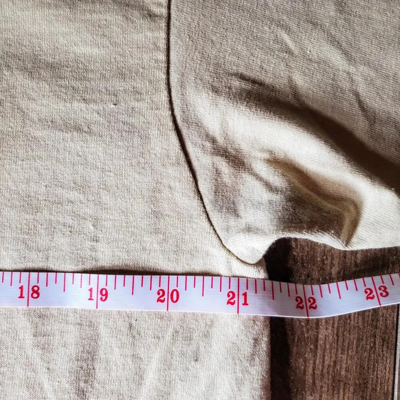 Gildan DryBlend Beige White and Brown Rodeo Crewneck T-Shirt Men's Size Large - Picture 8 of 11